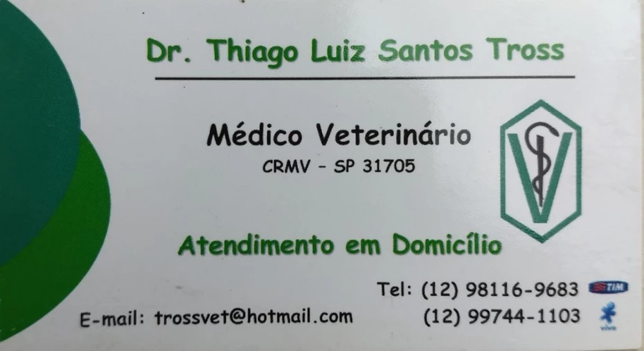 Foto 6:  — Dr. Thiago Luiz Santos Tross - Médico Veterinário